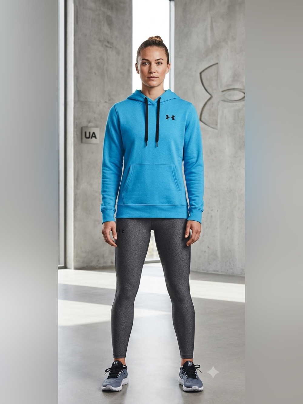 Under Armour Women’s Blue Pullover Hoodie (Size M)